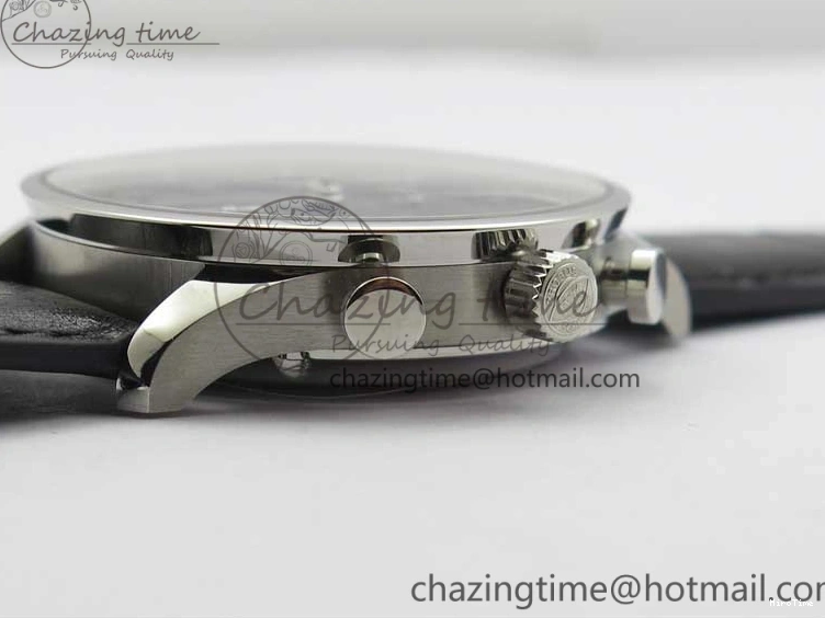 MIROTIME 0325 Portuguese Chrono IW371609 ZF 1:1 Best Edition Black Dial on Black Leather Strap A SmartChoice 7100